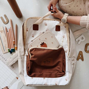 Ланч-бокс с разделителем Mrs. Ertha "Strawberries Mood", райские ягоды